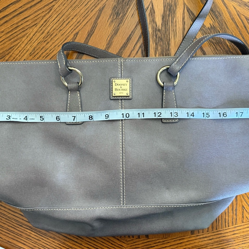 Dooney & Bourke Elegant Gray Tote - Picture 10 of 12